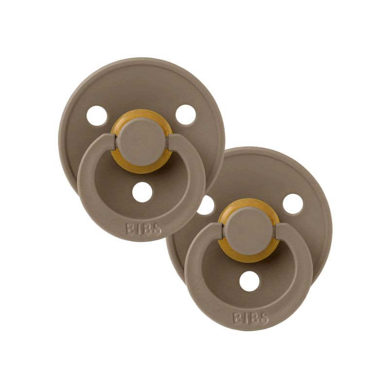BIBS Pacifier OG Latex 2pk Dark Oak