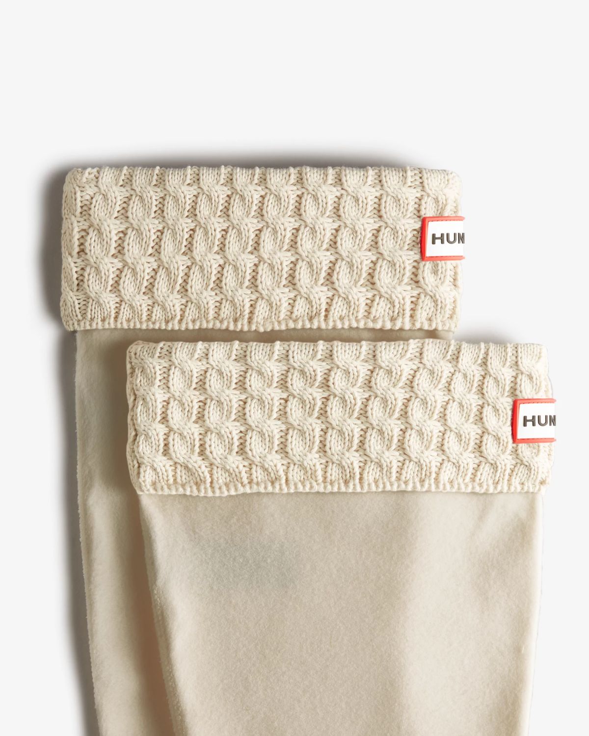 Hunter Half Cardigan Boot Socks Greige