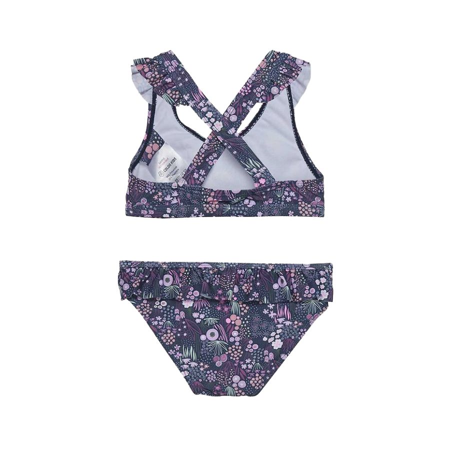 Color Kids Bikini w/Skirt Dark  Denim