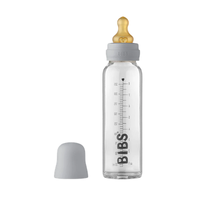 Bibs Baby Glass Bottle Complete Set Cloud