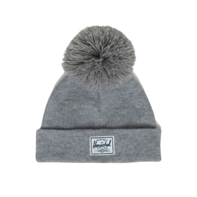 Herschel Beanie Pom Heather Light Grey