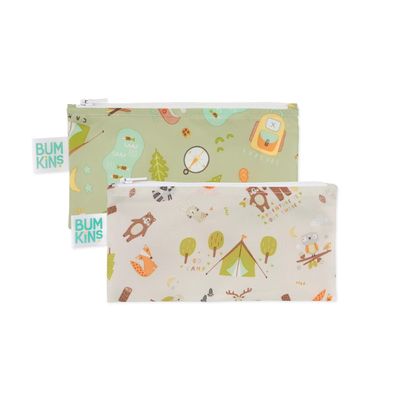 Bumkins Snack Bag 2pk Happy Campers