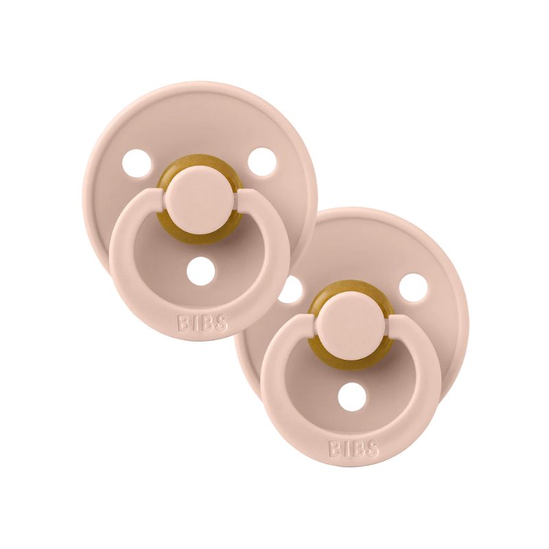  BIBS Pacifier OG Latex 2pk Blush