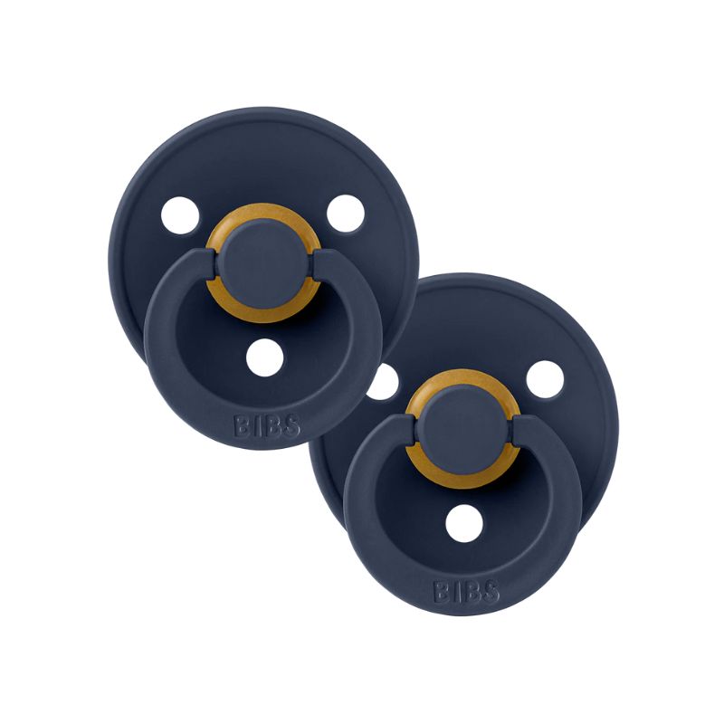 BIBS Pacifier OG Latex 2pk Deep Space