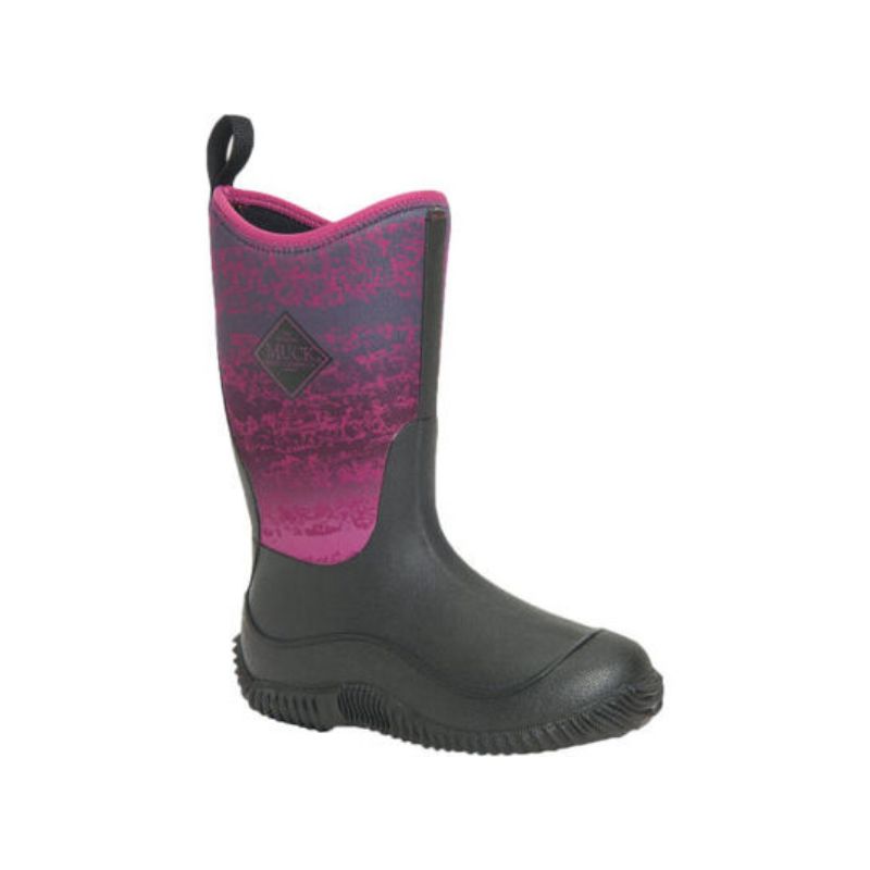 Muck Kids Hale Boot Black/Magenta