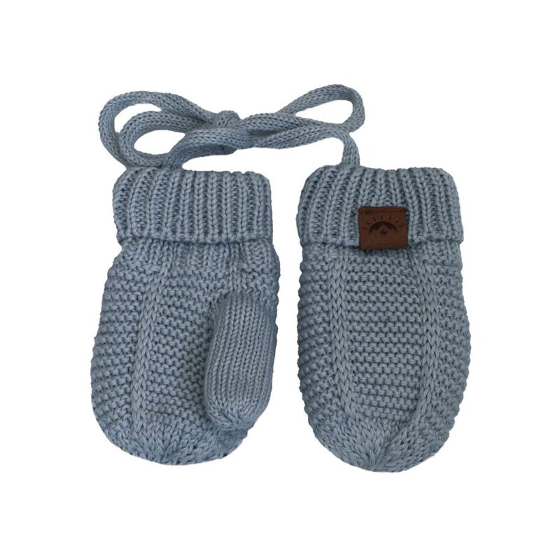 Calikids W2050 Cotton Knit Mitt Blue