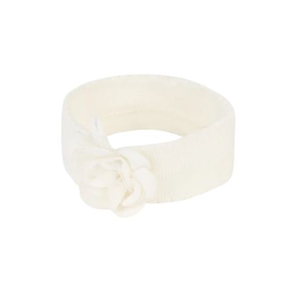 Mayoral 9675 Knit Headband Flower Natural