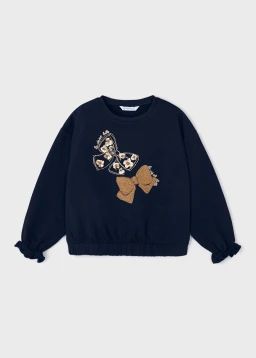 Mayoral 4401 Sweater Bows Navy