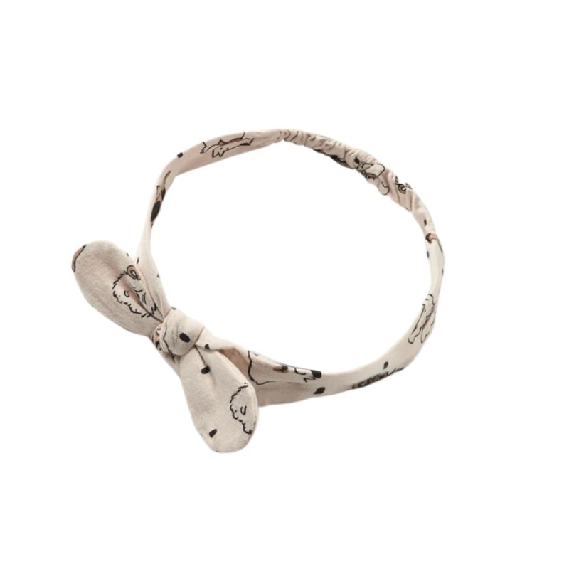Mayoral 2772 Headband AOP Dogs Chickpea