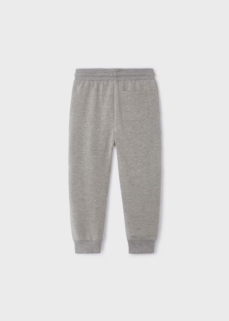 Mayoral 742 Basic Jogger Pants Heather Grey
