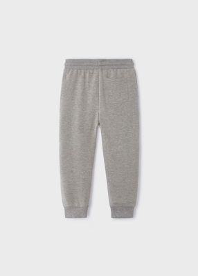Mayoral 742 Basic Jogger Pants Heather Grey