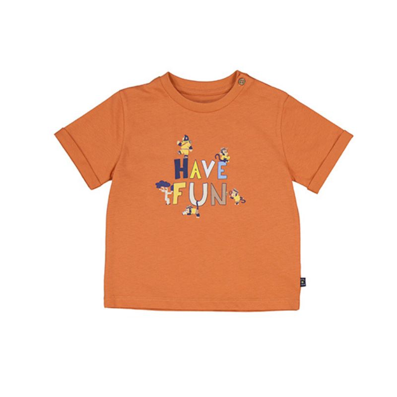 Mayoral 1653 Top Monkey Graphic Clay