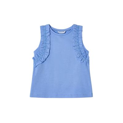 Mayoral 3097 Ruffled Tank Top Indigo