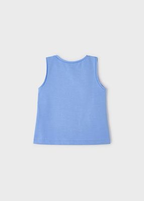 Mayoral 3097 Ruffled Tank Top Indigo