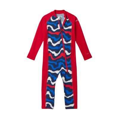 Columbia Sandy Shores ll Sunsuit Navy Wavy/Mtn Red