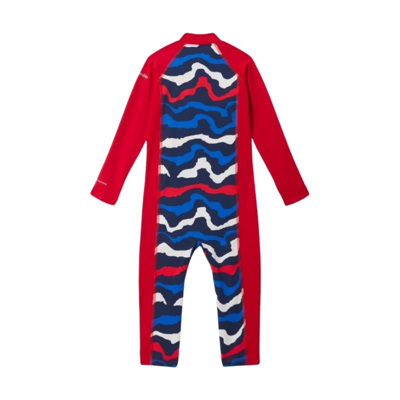 Columbia Sandy Shores ll Sunsuit Navy Wavy/Mtn Red