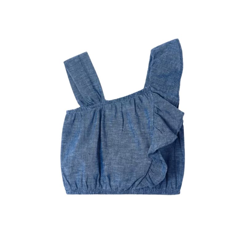 Mayoral 3176 Denim Blouse Blue