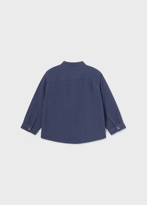 Mayoral 1114 Button-Up Shirt Ink Blue