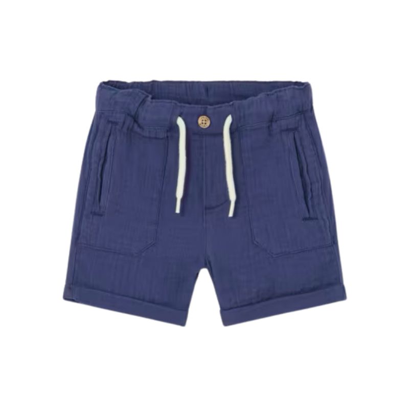 Mayoral 1236 Wide Leg Cotton Shorts Ink