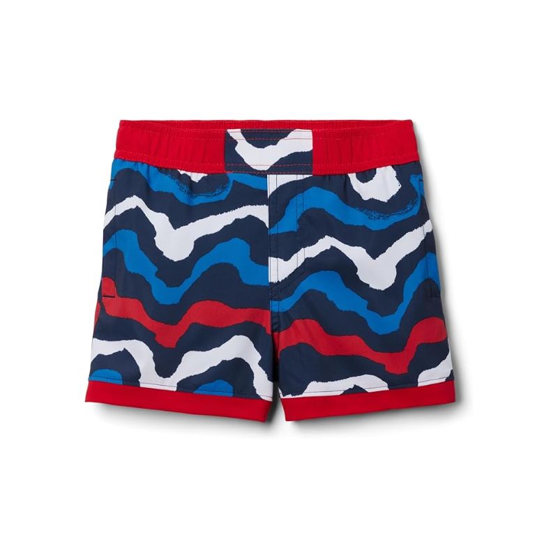 Columbia Sandy Shores Boardshort Navy Wavy/Mountain Red