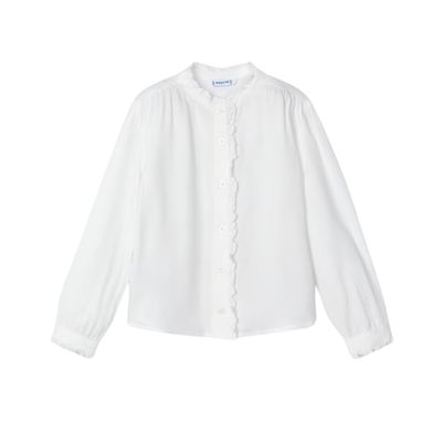 Mayoral 4105 L/S Blouse Natural