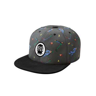 Headster Snapback Cap Fast Track Charcoal