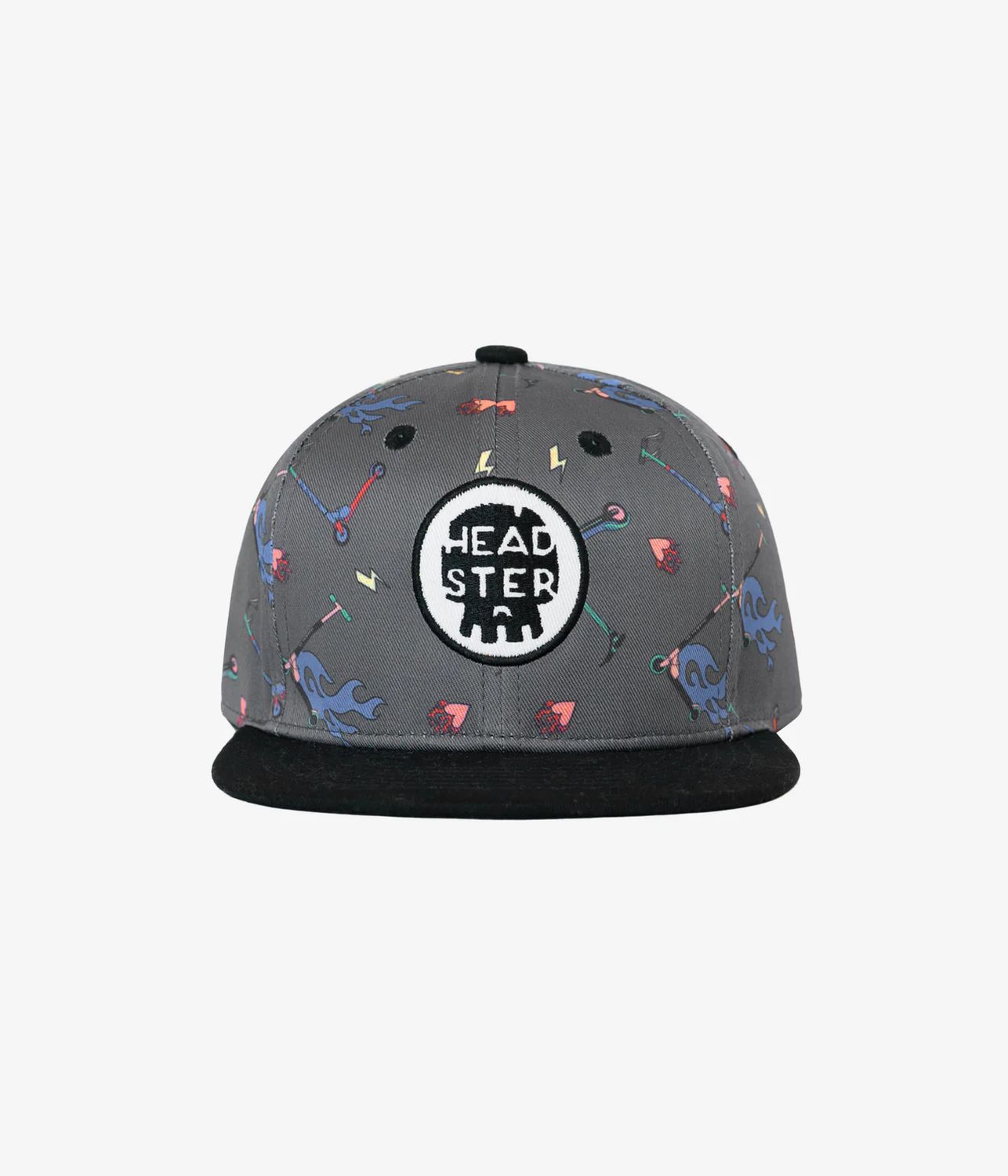 Headster Snapback Cap Fast Track Charcoal