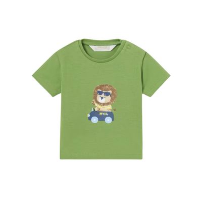 Mayoral 1003 Tshirt Lion Kale Green
