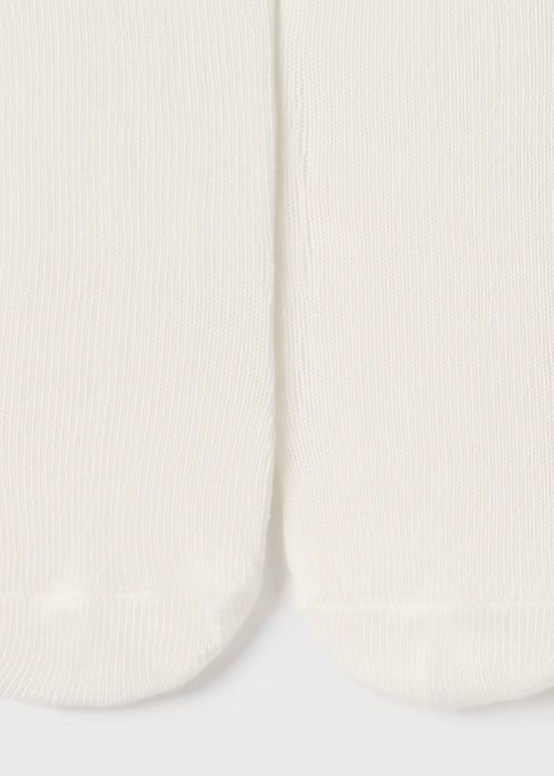 Mayoral 9752 Ruffle Tights Natural