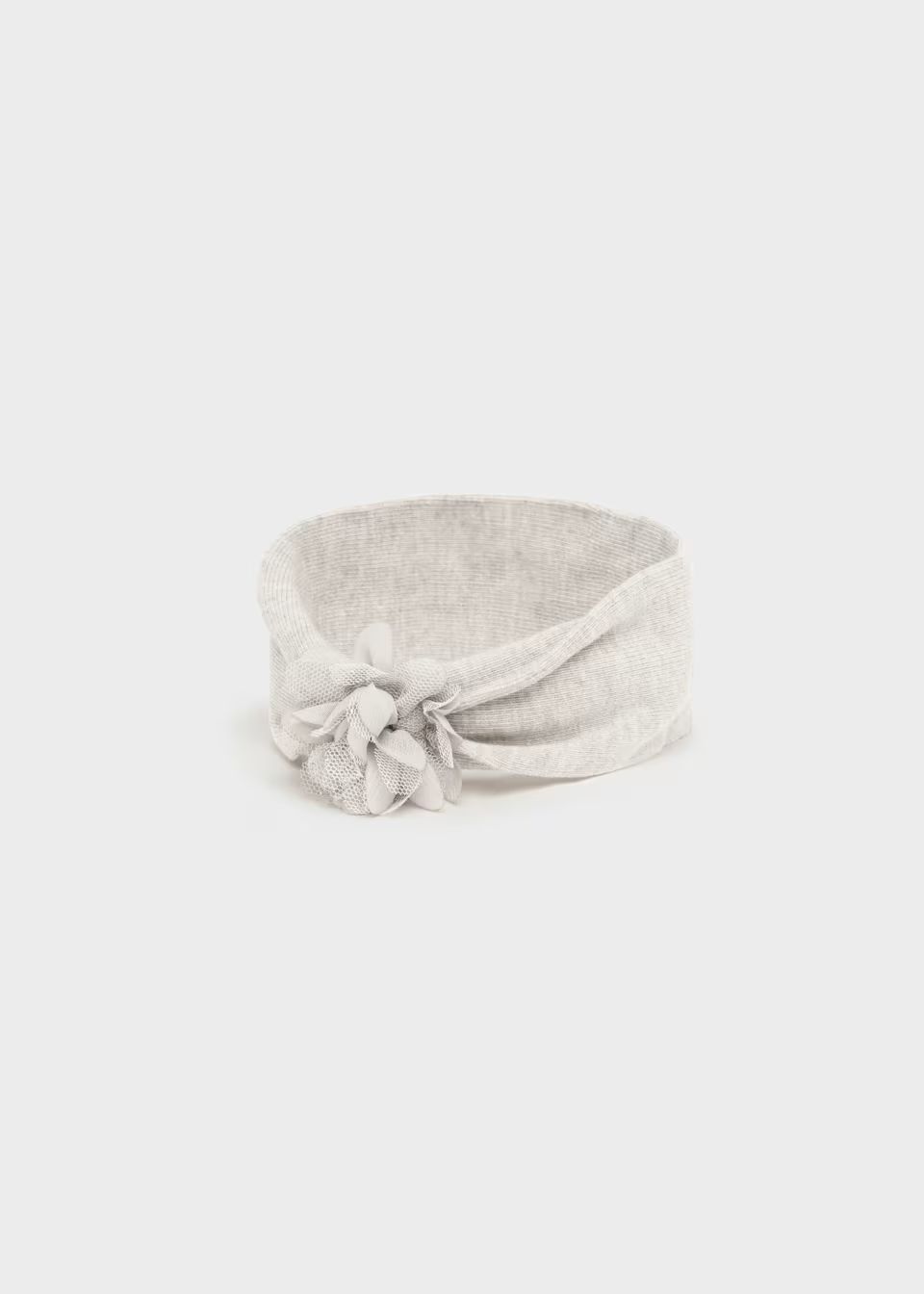 Mayoral 9763 2pc Headband &amp; Socks Natural