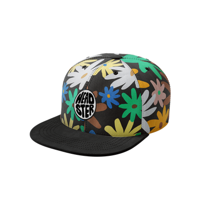 Headster Snapback Cap Backyard Meadow Black