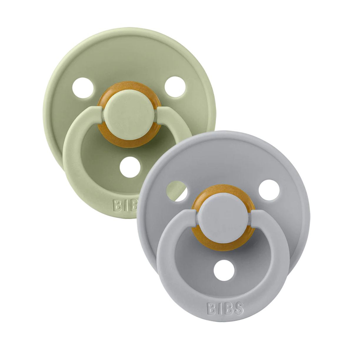 BIBS Pacifier OG Latex 2pk Sage/Cloud