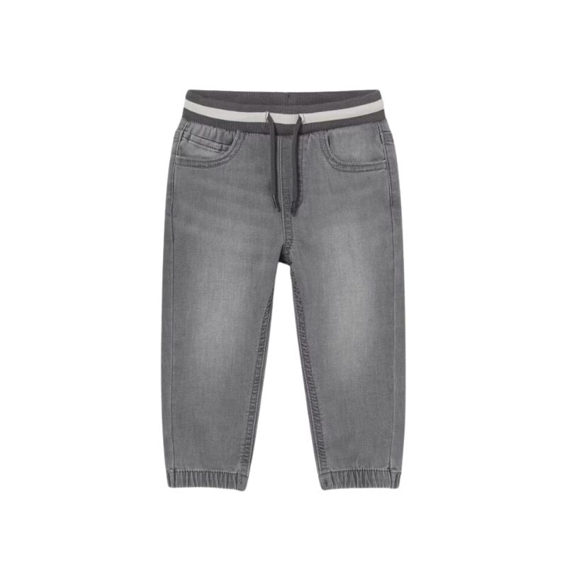 Mayoral 2534 Soft Denim Joggers Light Grey