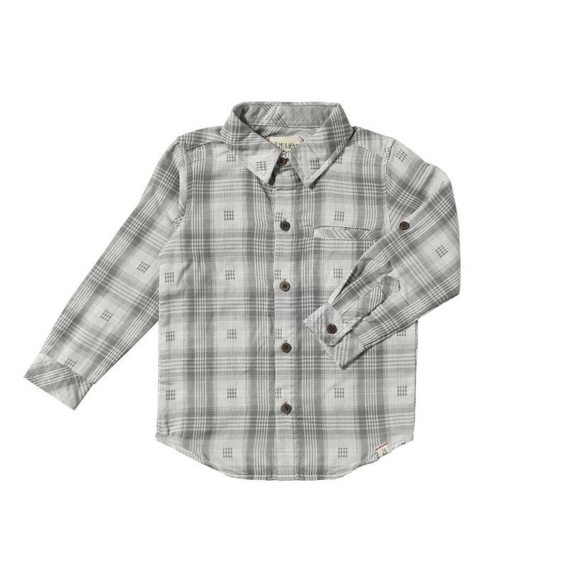 Me &amp; Henry Atwood Unlined Plaid Grey