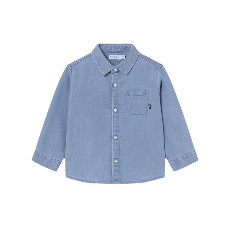 Mayoral 2192 L/S Soft Denim Shirt Medium