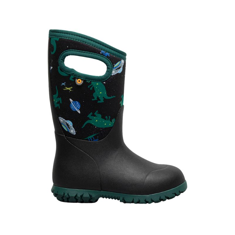 Bogs York Jurassic Dino Black Multi