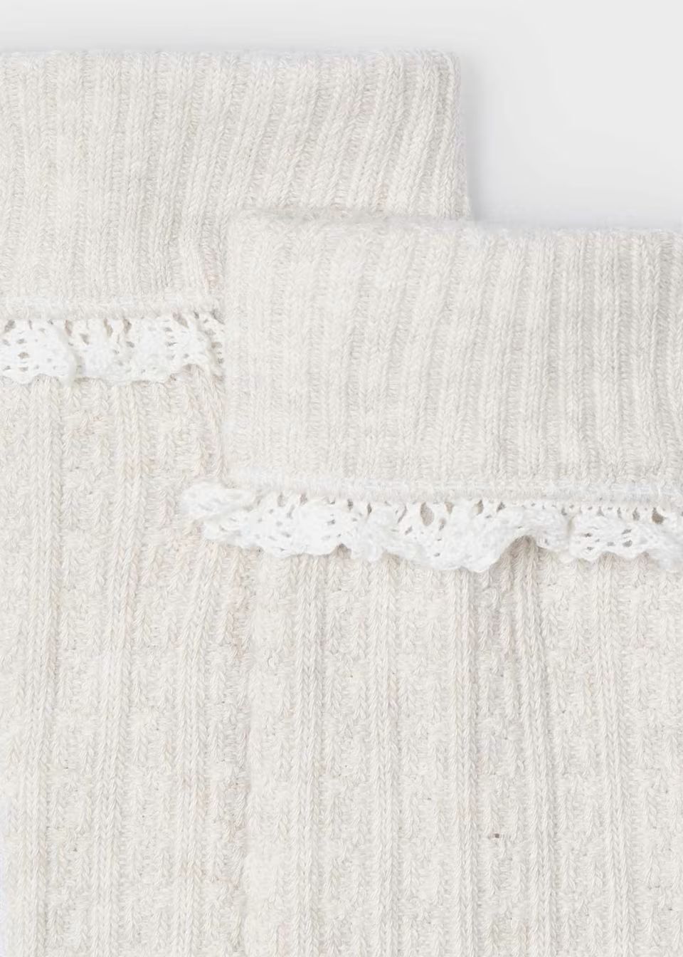 Mayoral 10807 Socks Knit Milk