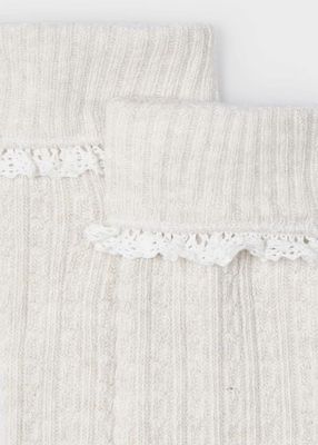 Mayoral 10807 Socks Knit Milk