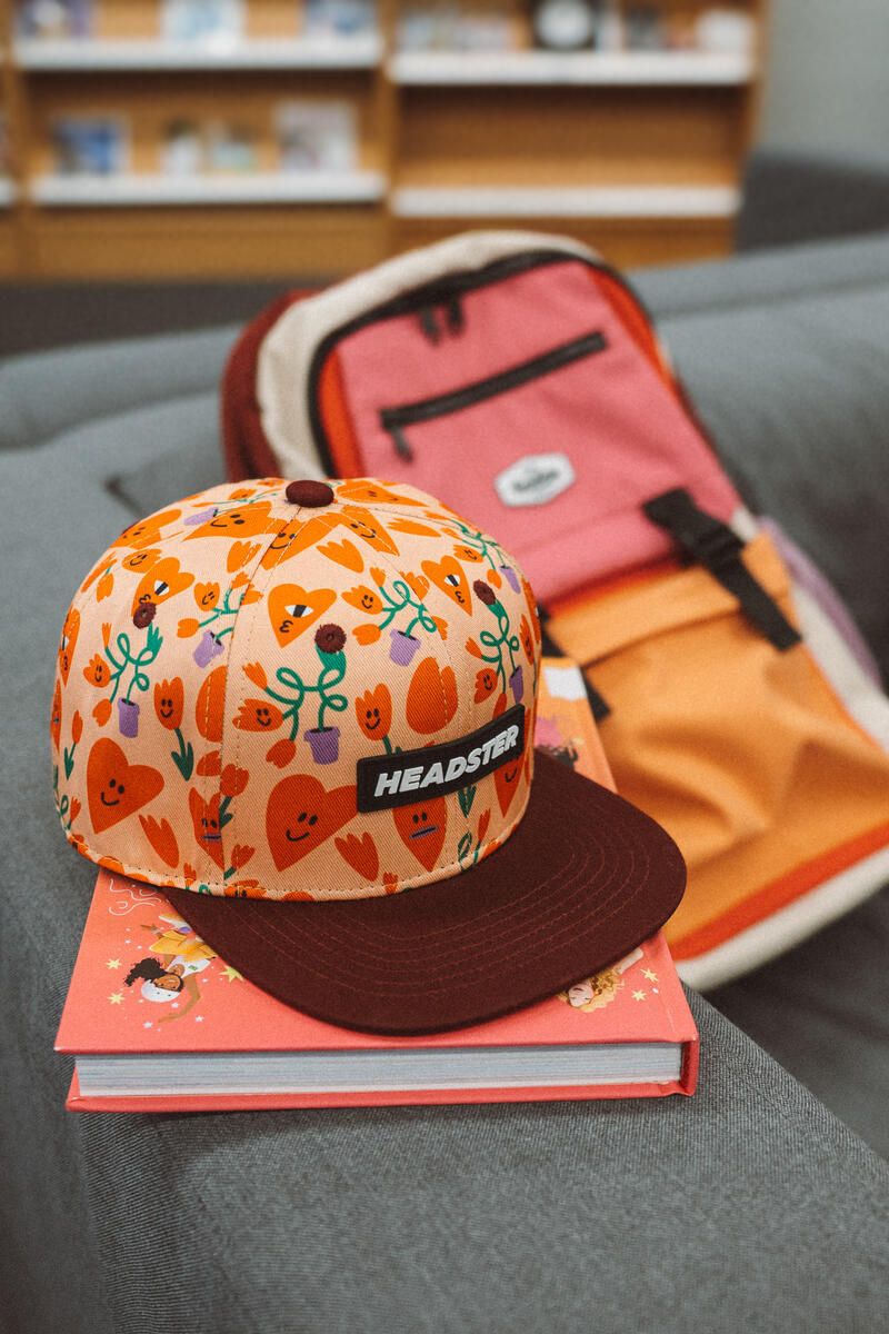 Headster Snapback Plant Lovers Open Orange