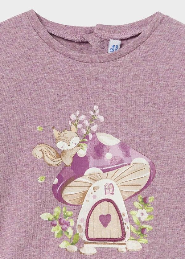 Mayoral 2050 L/S Top Squirrel Orchid