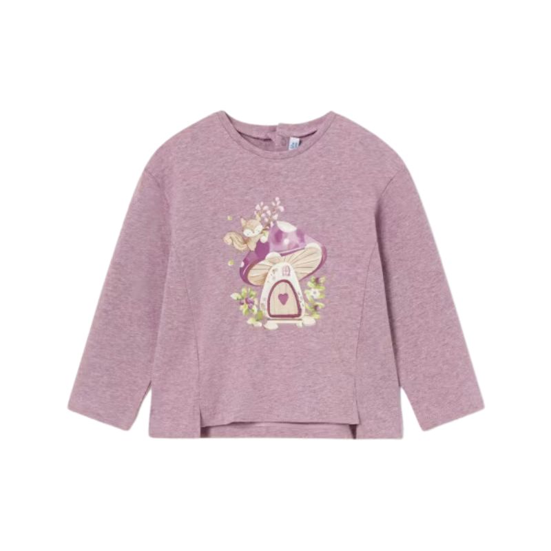 Mayoral 2050 L/S Top Squirrel Orchid