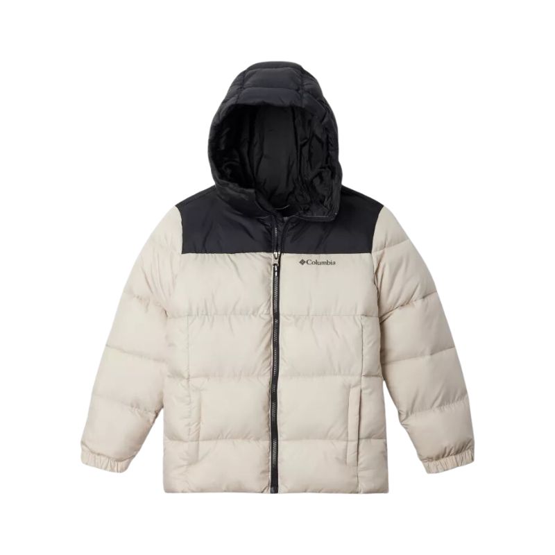 Columbia Puffect Hooded Jacket Dark Stone/Black