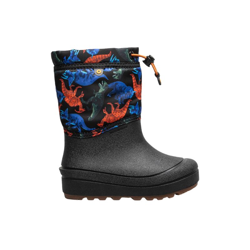 Bogs Snow Shell Boot Real Dino Black Multi