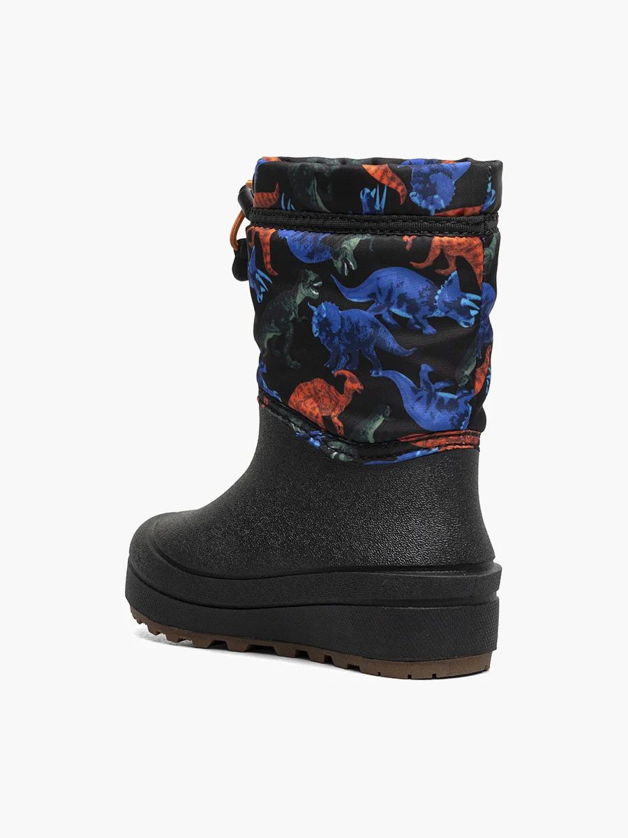 Bogs Snow Shell Boot Real Dino Black Multi