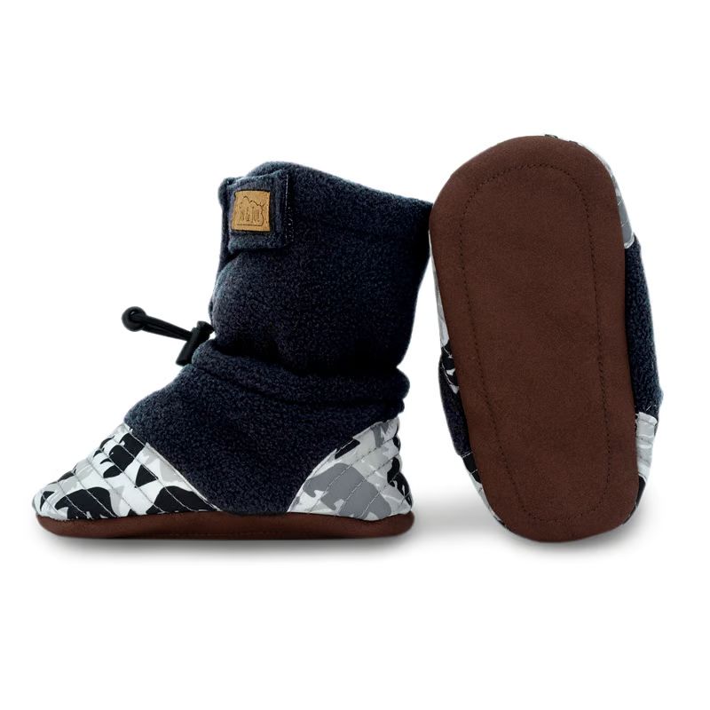 Jan &amp; Jul Stay Put Cozy Booties Bear
