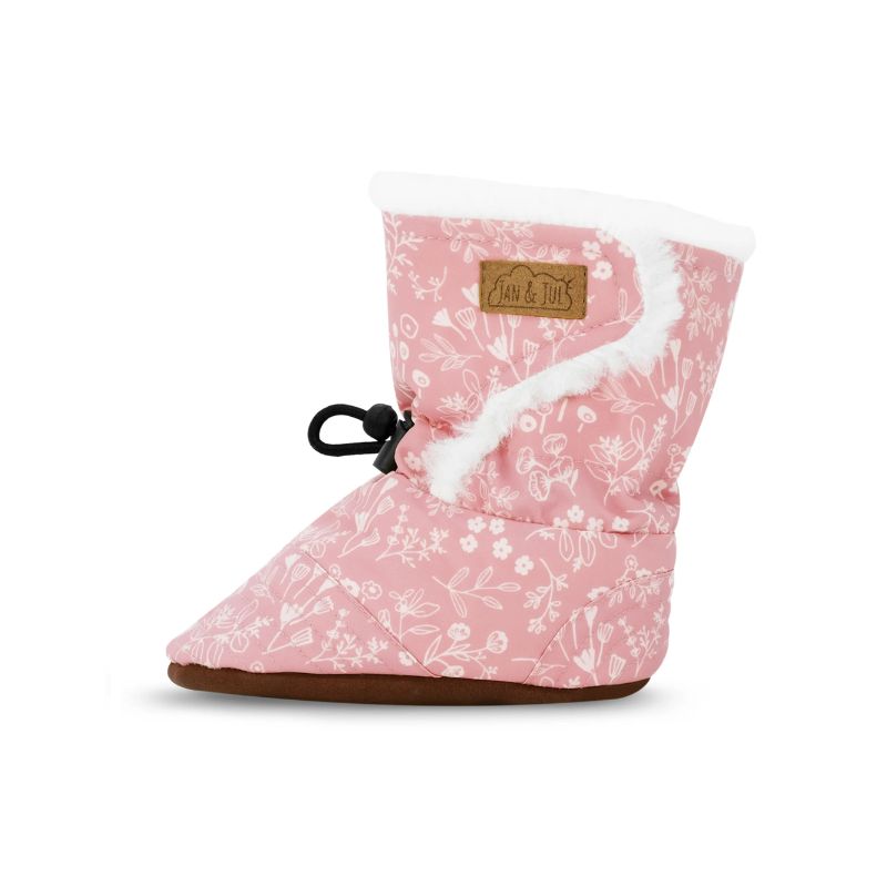 Jan &amp; Jul Stay Put Cozy Booties Prairie Flowers