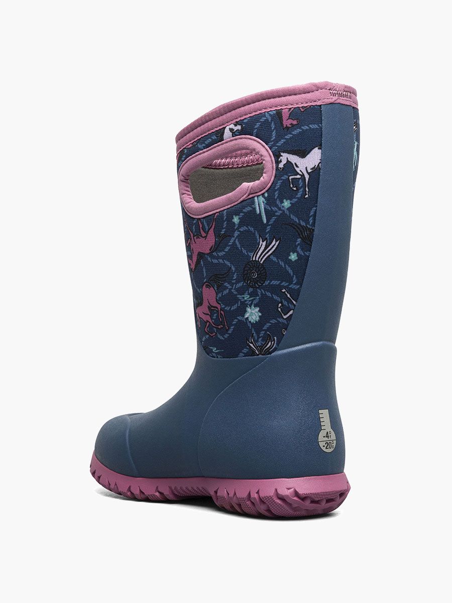 Bogs York Horses Indigo Multi