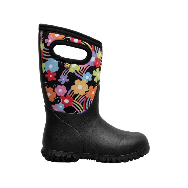 Bogs York Groovy Rainbow Black Multi