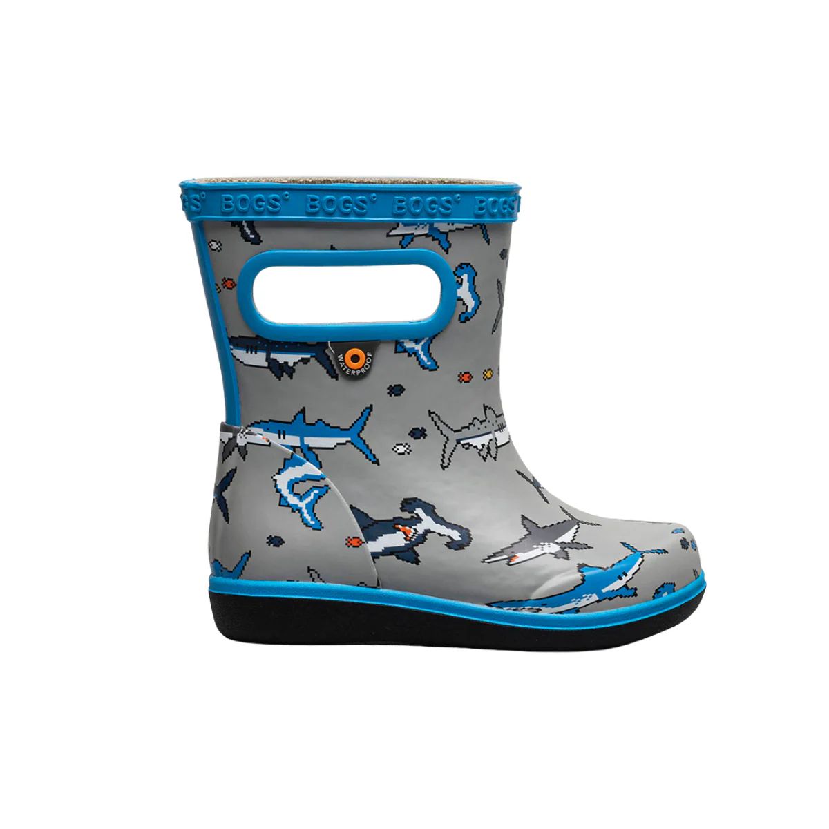 Bogs Skipper ll, Color: Pixel Shark Gray Multi, Size: 4