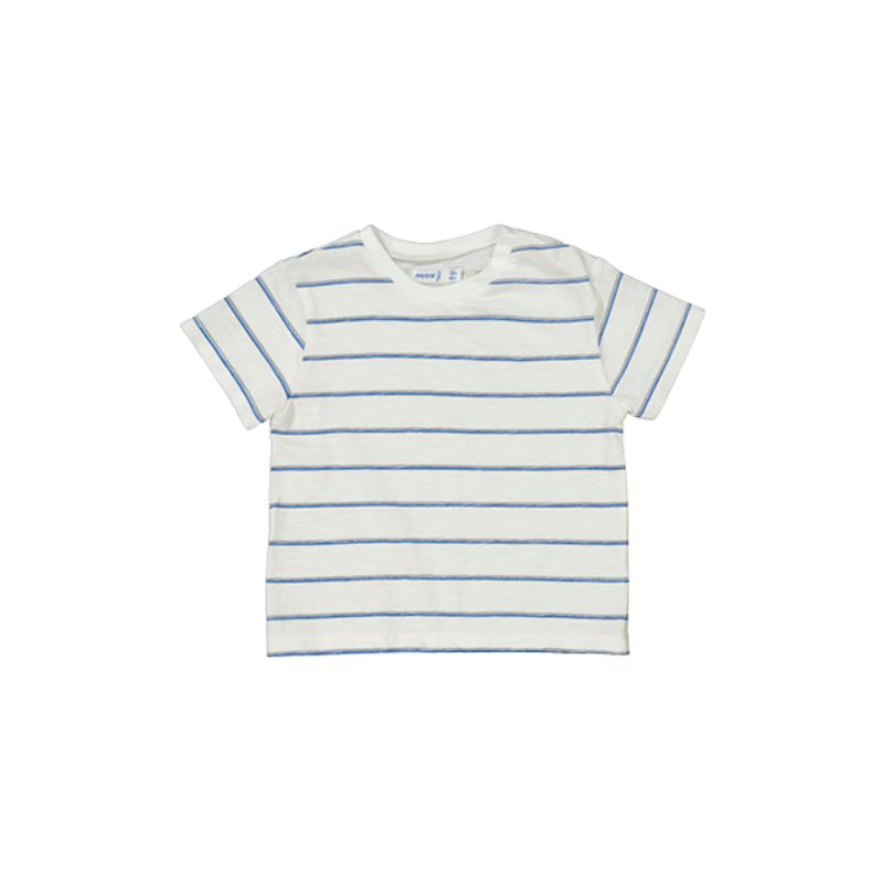 Mayoral 1649 T-Shirt Stripes Tan/Navy